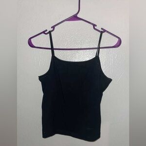 Black Spaghetti Strap Tank Top